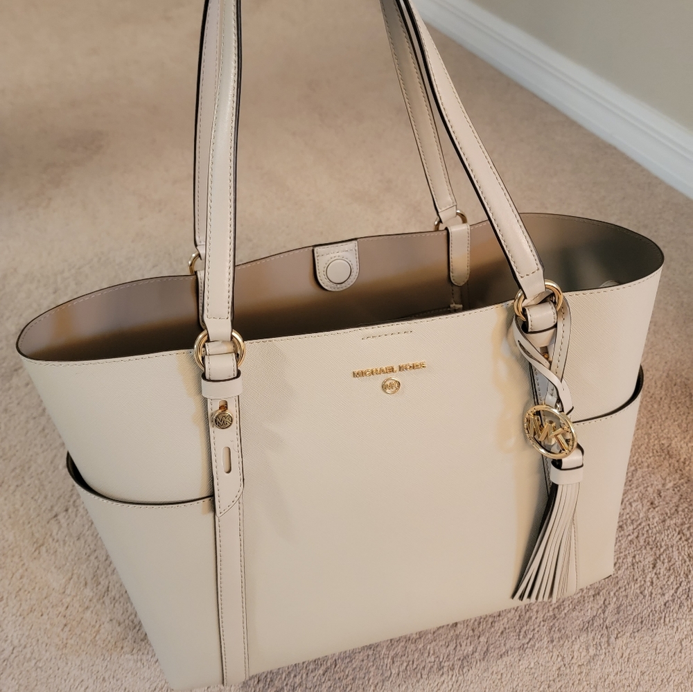Michael Kors Cream Tote Bag